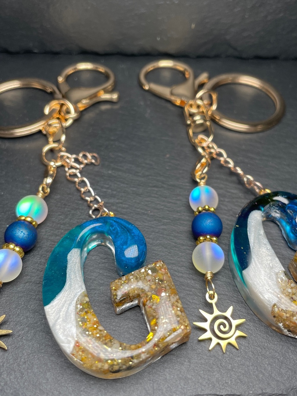 RESERVED Artisan Beach Side Keychains - Picture 6 of 7